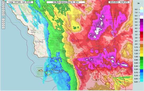 hilary weather radar|rainfall totals in hilary.